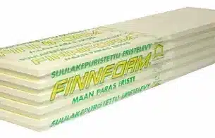 Finnfoam FL-300 puolipontattu 70mm Finnfoam FL-300 puolipontattu 70mm, jonka hyötykoko on 585 x 2485 mm. Paketissa 5 levyä = 7.27 m2.