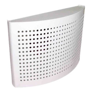 TULOILMAVENTTIILI CLEANVENT STQA-100-C. Kuvassa hiljainen tuloilmaventtiili valkoisen värisenä.