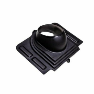 Kattoläpivienti Vilpe peltikatolle Musta