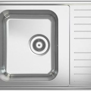 Keittiöallas Stala Lyria L40-S 630x500 mm rst. Stalan ruostumattomasta teräksestä valmistettu Lyria L40-S raikas ja käytännöllinen keittiöallas.