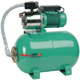 Vesiautomaatti CAM 98/60 Marina Hiljainen ja luotettava vesiautomaatti, jonka säiliötilavuus on 60 litraa. Tämä itseimevä vesiautomaatti soveltuu käytettäväksi omakotitaloissa, maatiloilla ja teollisuustiloissa, missä vesi voidaan ottaa esimerkiksi kaivosta tai muusta lähteestä.