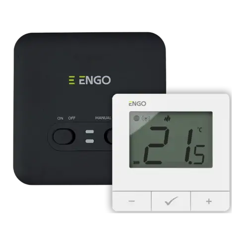 ENGO E20iW langaton huonetermostaatti valk. + lähetin - Image 2