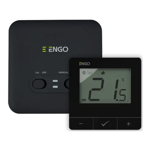 ENGO E20iB langaton huonetermostaatti musta + lähetin - Image 2