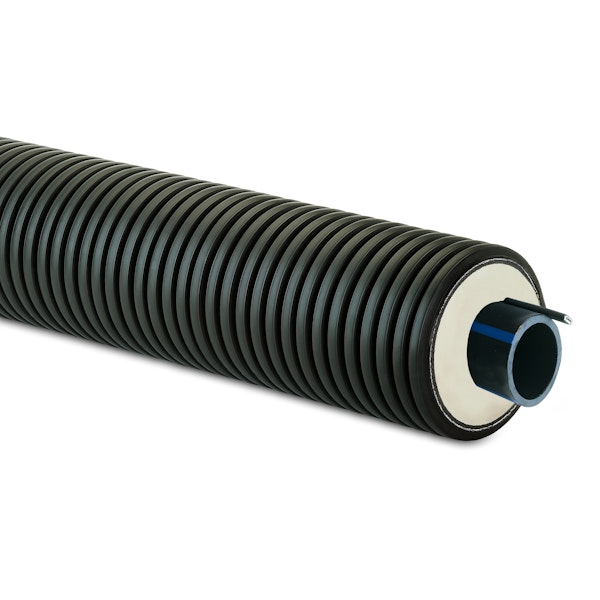 KYLMÄVESIPUTKI PEXFLEX BLUE 32/125mm PE100 KAAPELILLA