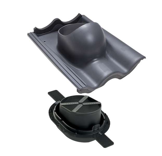 KATTOLÄPIVIENTI 2K VILPE TIILIKATTEET HARMAA