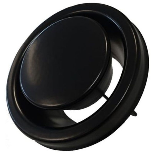 POISTOILMAVENTTIILI ONNLINE KSO-100-ON MUSTA