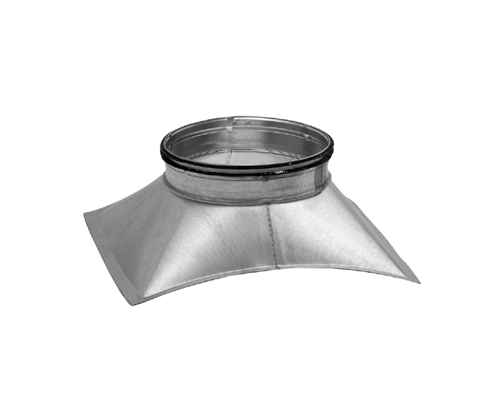 Ilmanvaihtokanavam sivuliitin PUTKELLE LKPN D 800/500